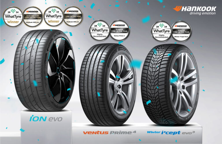 Hankook Tire iON evo nombrada llanta del año 2024 según WhatTyre.