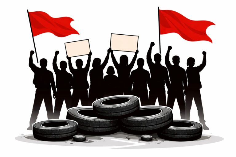 Trabajadores de la llantera Tornel mantienen paro en exigencia del respeto a cláusulas contractuales